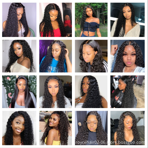 Brazilian 4x4 Lace Closure Human Hair Wigs for Black Women 150% Density Remy Hair Lace Wigs with Pre Plucked Baby Hair